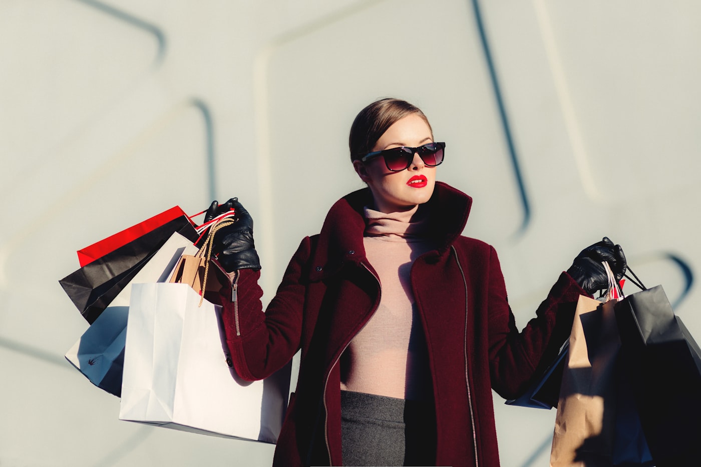 Luxury shopping bags