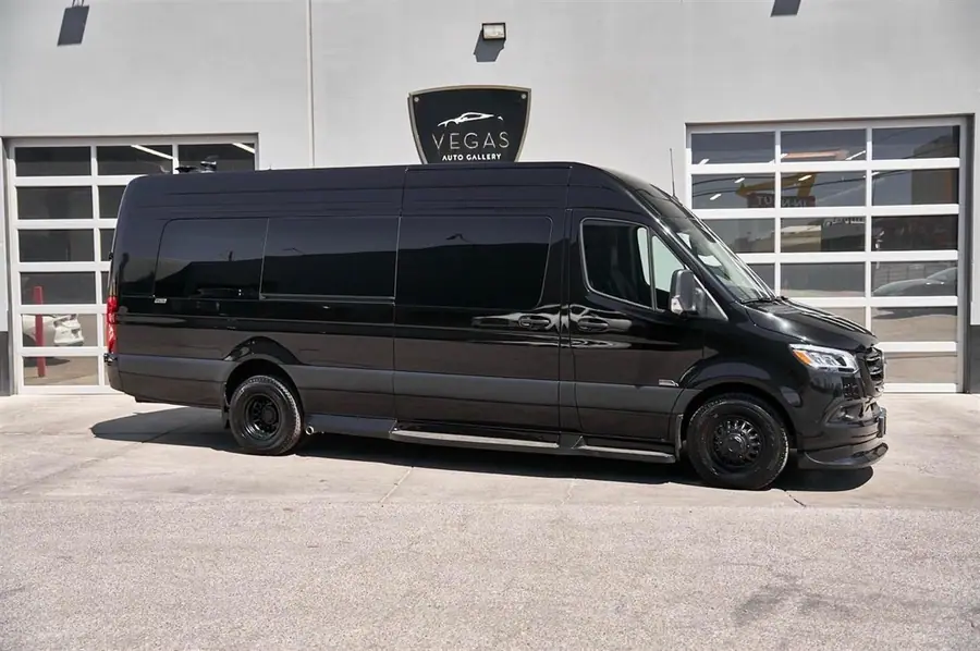 VIP Sprinter JET BLACK — Peace Limo chauffeured vehicle
